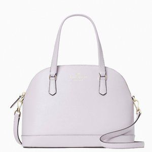 New Kate Spade Sadie Dome Satchel Leather Lilac Moonlight